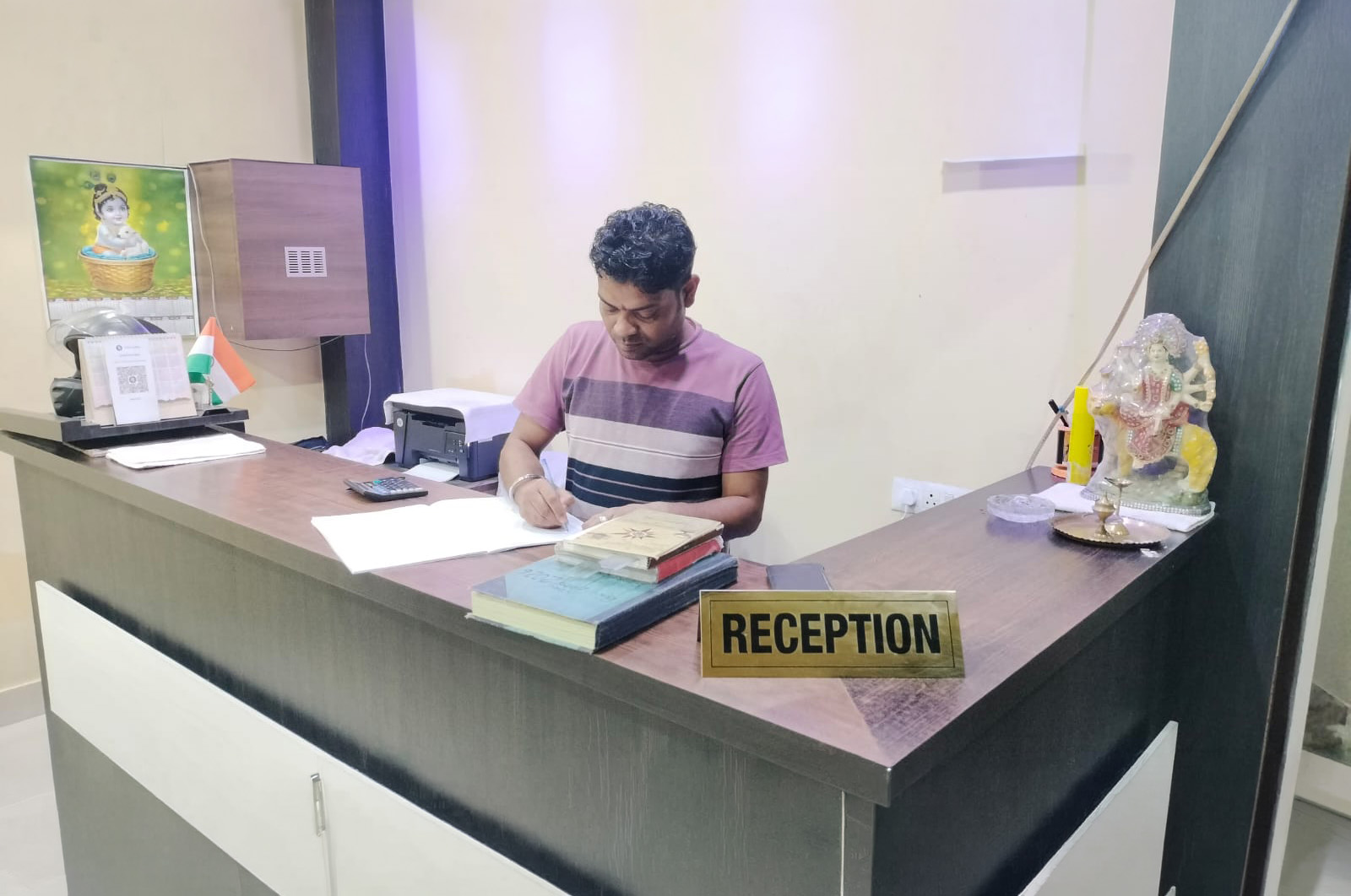Reception area
